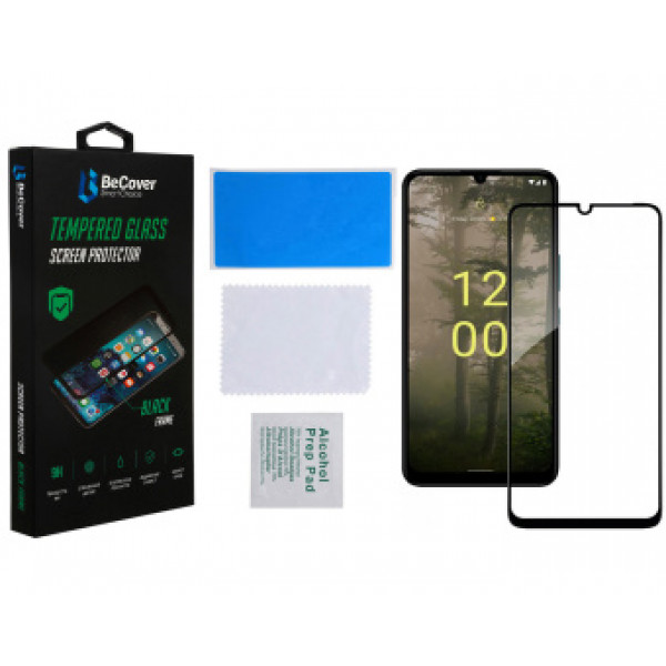 Фото - Захисне скло для смартфону BeCover for Nokia C31 Black (708546)