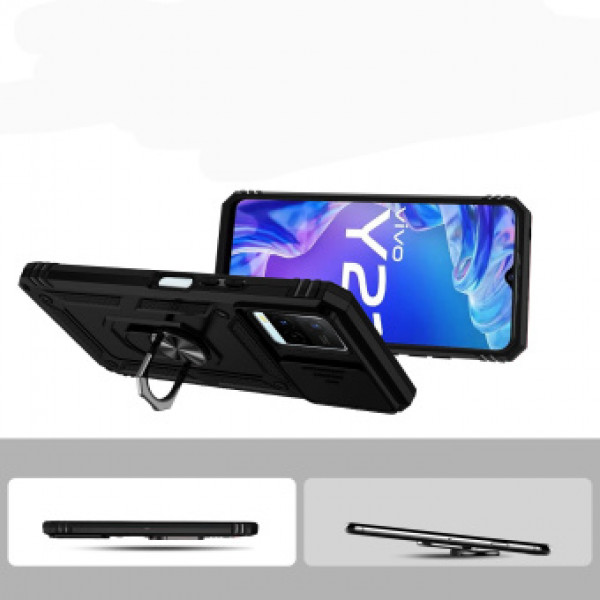 Фото - Чохол для смартфону BeCover Military for Vivo Y33s/Y21 Black (708834)