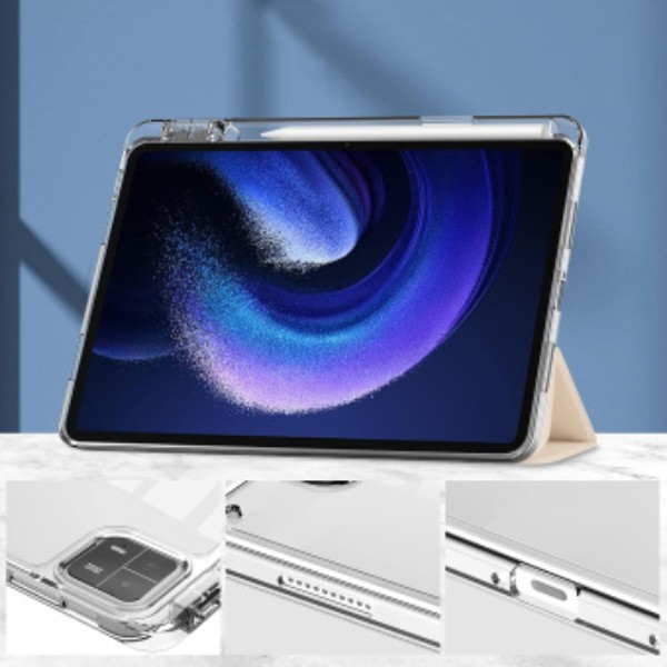Фото - Чохол для планшета BeCover TPU Edge з кріпленням для стілусу for Xiaomi Mi Pad 6/6 Pro 11'' Rose Gold (709557)