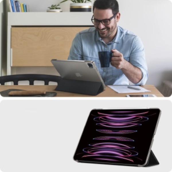 Фото - Чохол для планшету BeCover Tri Fold Hard for Apple iPad Pro 12.9 2020/2021/2022 Black (709668)