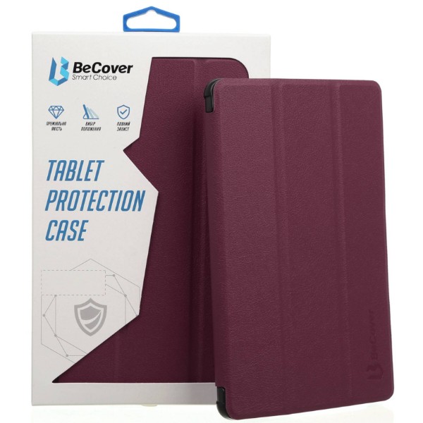 Фото - Чехол для планшета BeCover Smart Case for Lenovo Tab M8 TB-8505/TB-8705/M8 TB-8506 (3rd Gen) Red Wine (705982)
