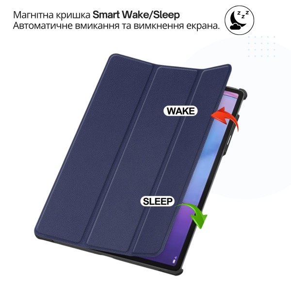 Фото - Чохол для планшету BeCover Smart Case for Lenovo Idea Tab Pro (2nd Gen) TB390FU 13.0" Deep Blue (715802)
