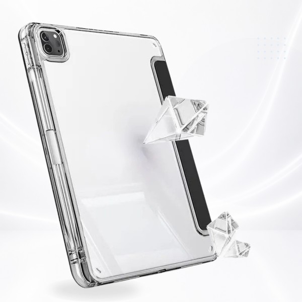 Фото - Чехол для планшета BeCover Ultra Slim Origami Transparent for Apple iPad Pro 11" M5 2025 Black (715954)
