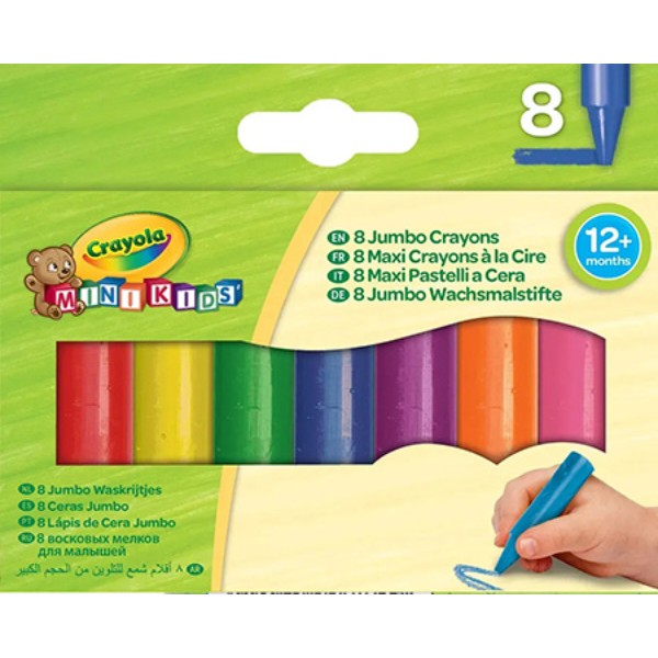 Фото - Набор восковых мелков Crayola Ultra-clean washable 8 шт. (52-3282)