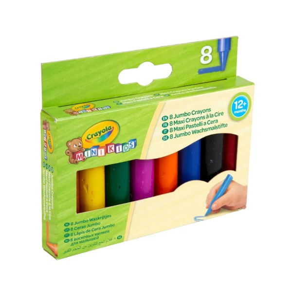 Фото - Набор восковых мелков Crayola Ultra-clean washable 8 шт. (52-3282)