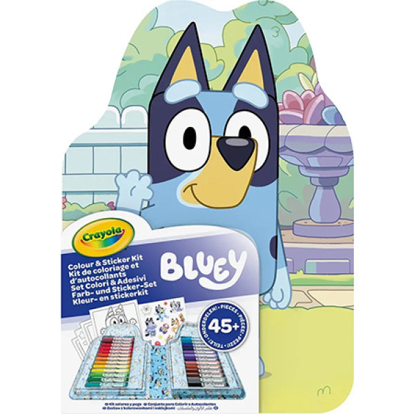 Фото - Набор для рисования Crayola Переносной Bluey (04-0784)