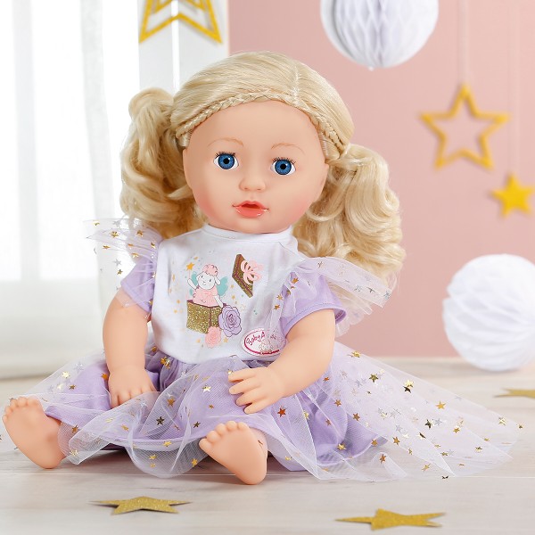 Фото - Одежда и аксессуары для куклы Baby Annabell СИРЕНЕВОЕ ПЛАТЬЕ (43 см) (710296)