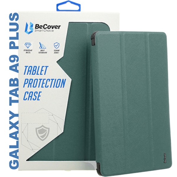 Фото - Чехол для планшета BeCover Smart Case for Samsung Galaxy Tab A9 Plus SM-X210/SM-X215/SM-X216 11.0" Dark Green (710307)