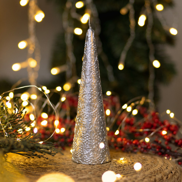 Фото - Свічка декоративна YES! Fun Ялинка конус 20 см (710381)