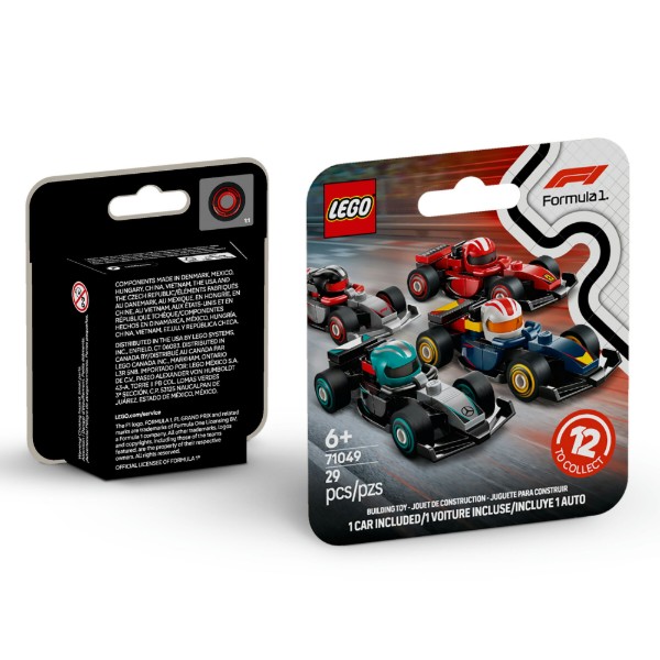 Фото - Конструктор LEGO Minifigures Колекційні автомобілі для перегонів F1® (71049)