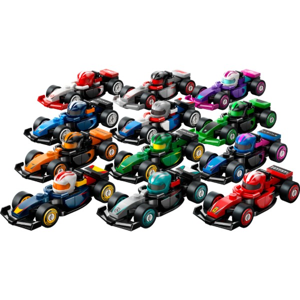 Фото - Конструктор LEGO Minifigures Колекційні автомобілі для перегонів F1® (71049)
