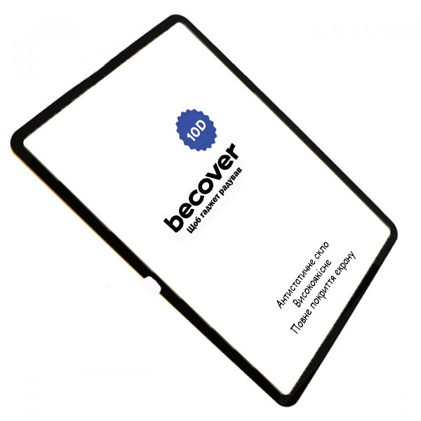 Фото - Захисне скло для планшета BeCover 10D for Apple iPad 10.9" 2022/2023 Black (710576)