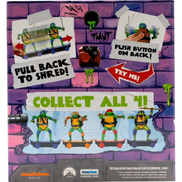 Фото - Колекційна фігурка TMNT Черепашки-ніндзя класичні Майстри бойових мистецтв Леонардо movie star 2023 (71059)