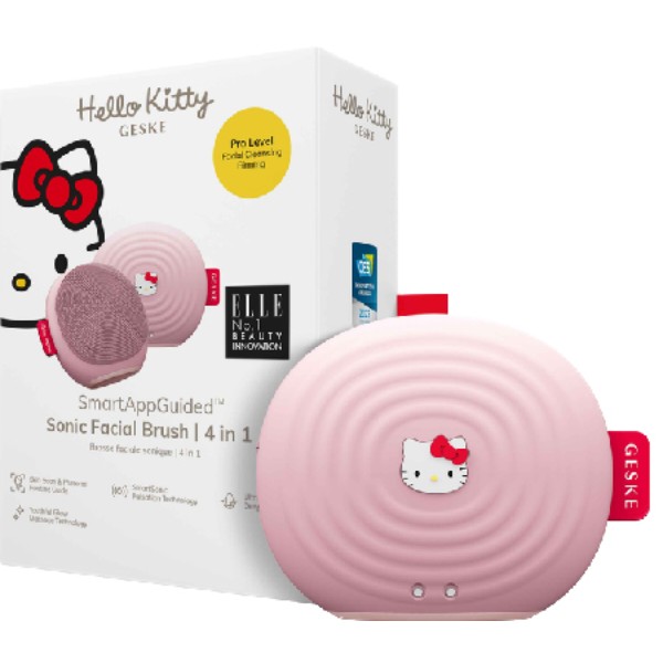 Фото - Щітка для чищення обличчя GESKE Sonic Facial Brush 4 в 1 by Hello Kitty (HK000011PI01) Фото - Щітка для чищення обличчя GESKE Sonic Facial Brush 4 в 1 by Hello Kitty (HK000011PI01)
