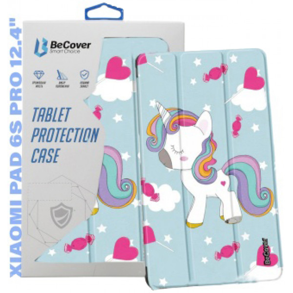 Фото - Чохол до планшета BeCover Smart Case for Xiaomi Pad 6S Pro 12.4'' Unicorn (711089) Фото - Чохол до планшета BeCover Smart Case for Xiaomi Pad 6S Pro 12.4'' Unicorn (711089)