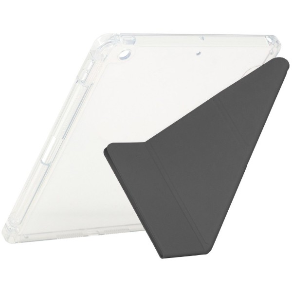 Фото - Чехол для планшета BeCover Ultra Slim Origami Transparent с креплением Apple Pencil for Apple iPad 10.2 2019/2020/2021 Black (711098)