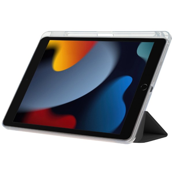 Фото - Чехол для планшета BeCover Ultra Slim Origami Transparent с креплением Apple Pencil for Apple iPad 10.2 2019/2020/2021 Black (711098)