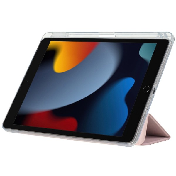 Фото - Чехол для планшета BeCover Ultra Slim Origami Transparent с креплением Apple Pencil for Apple iPad 10.2 2019/2020/2021 Pink (711100)