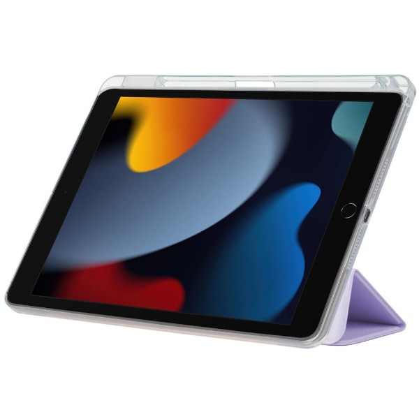 Фото - Чехол для планшета BeCover Ultra Slim Origami Transparent с креплением Apple Pencil for Apple iPad 10.2 2019/2020/2021 Purple (711101)