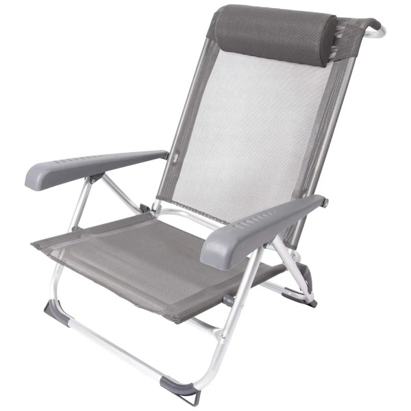 Фото - Складаний стілець Bo-camp Saint-Tropez Grey (1204796)