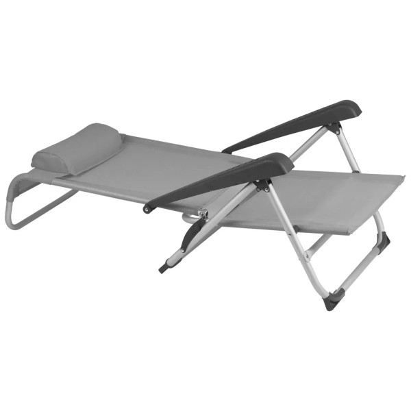 Фото - Складаний стілець Bo-camp Saint-Tropez Grey (1204796)