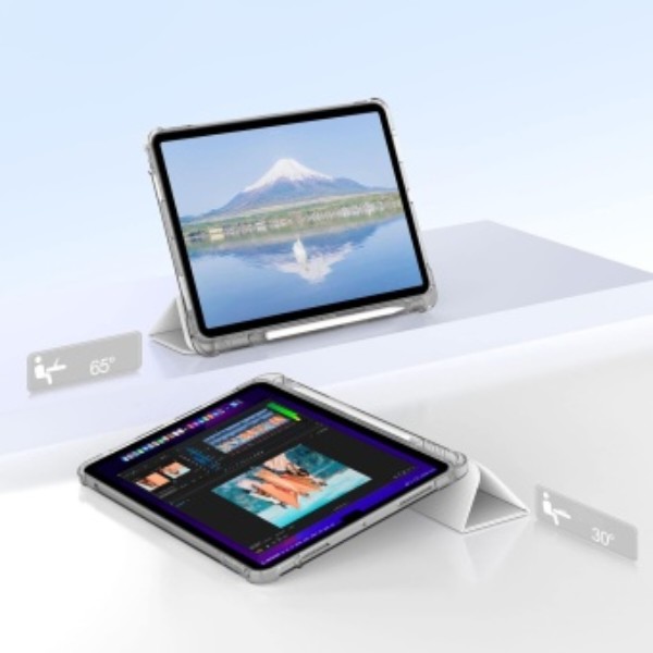 Фото - Чохол для планшета BeCover Soft Edge з кріпленням Apple Pencil for Apple iPad Air (4/5) 2020/2022 10.9'' Gray (711122)