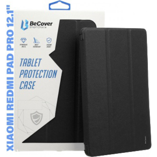 Фото - Чохол для планшету BeCover Smart Case for Xiaomi Redmi Pad Pro 12.1'' Black (711296) Фото - Чохол для планшету BeCover Smart Case for Xiaomi Redmi Pad Pro 12.1'' Black (711296)