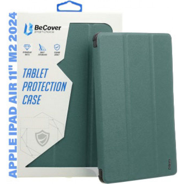 Фото - Чохол для планшету BeCover Smart Case for Apple iPad Air 11" M2/M3 (2024/2025) Dark Green (711385)