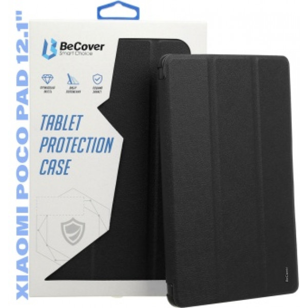 Фото - Чохол для планшета BeCover Smart Case for Xiaomi Poco Pad 12.1" Black (711557)