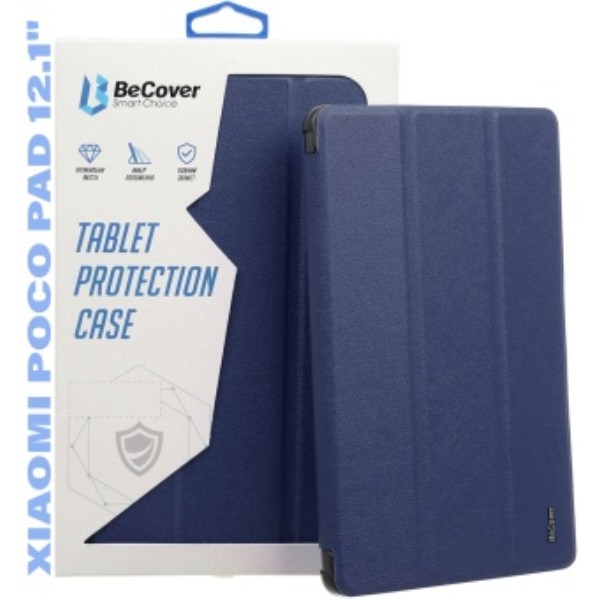 Фото - Чехол для планшета BeCover Smart Case for Xiaomi Poco Pad / Poco Pad M1 12.1" Deep Blue (711558)