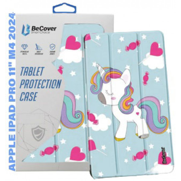 Фото - Чохол для планшету BeCover Smart Case for Apple iPad Pro 11'' M4 2024 Unicorn (711642)