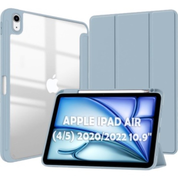 Фото - Чохол для планшета BeCover Soft Edge TPU з кріпленням Apple Pencil for Apple iPad Air (4/5) 2020/2022 10.9'' Blue Haze (711697)