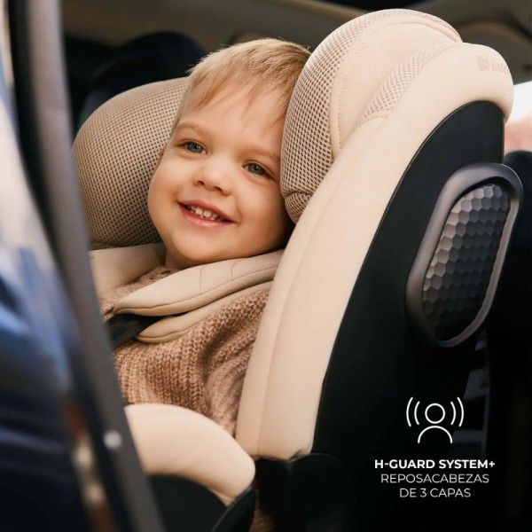 Фото - Автокрісло Kinderkraft Xpedition 3 i-Size Beige (KCXPED03BEG0000)