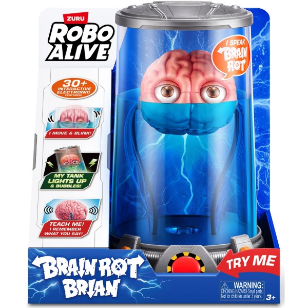 Фото - Интерактивная игрушка Pets & Robo Alive S1 – МОЗГ БРАЙАН (71172)