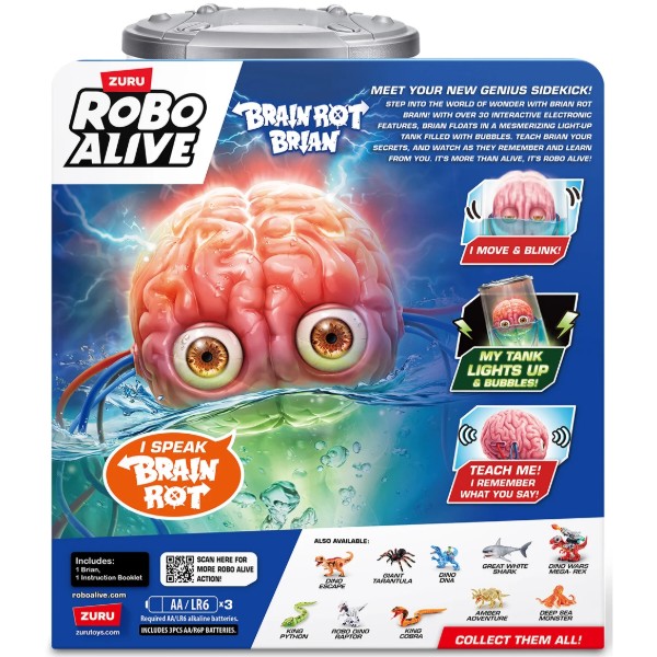 Фото - Интерактивная игрушка Pets & Robo Alive S1 – МОЗГ БРАЙАН (71172)