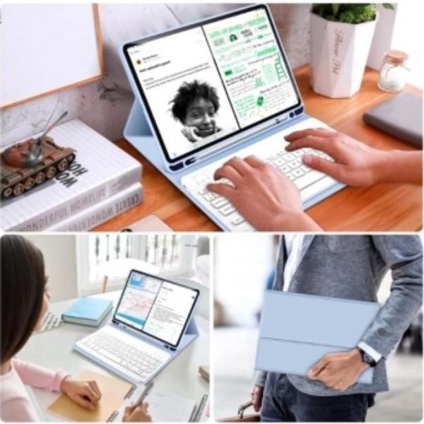 Фото - Чохол-клавіатура для планшета BeCover Apple iPad 10.2 2019/2020/2021 Light Blue (711136)