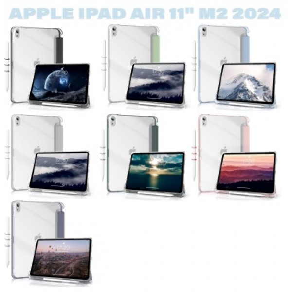 Фото - Чохол для планшета Becover Soft Edge с креплением Apple Pencil для Apple iPad Air 11" M2/M3 (2024/2025) Light Blue (711429)