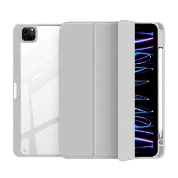 Фото - Чехол для планшета BeCover Soft Edge TPU с креплением Apple Pencil for Apple iPad Pro 12.9 2020/2021/2022 Gray (711709)