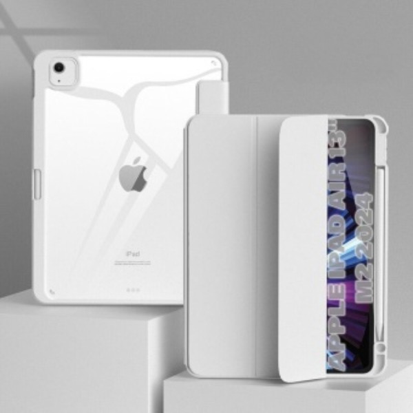 Фото - Чехол для планшета Becover Soft Edge TPU с креплением Apple Pencil для Apple iPad Air 13" M2/M3 (2024/2025) Gray (711712)