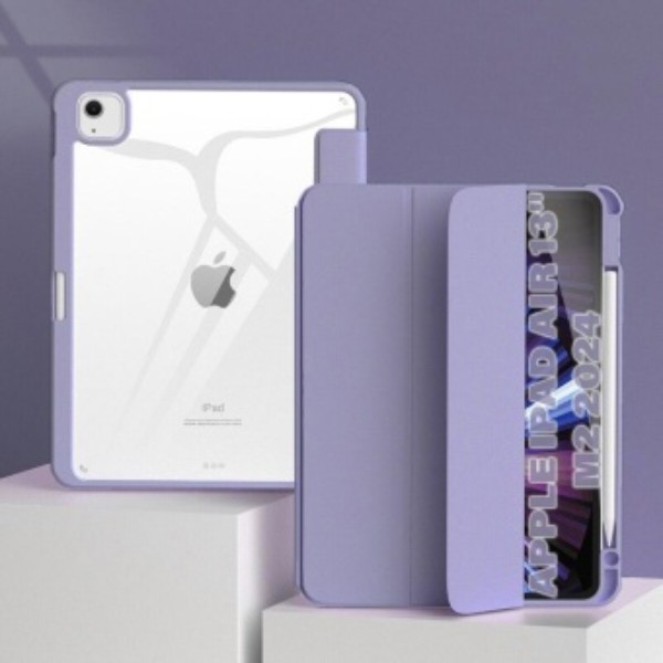 Фото - Чехол для планшета Becover Soft Edge TPU с креплением Apple Pencil для Apple iPad Air 13" M2/M3 (2024/2025) Purple (711713)