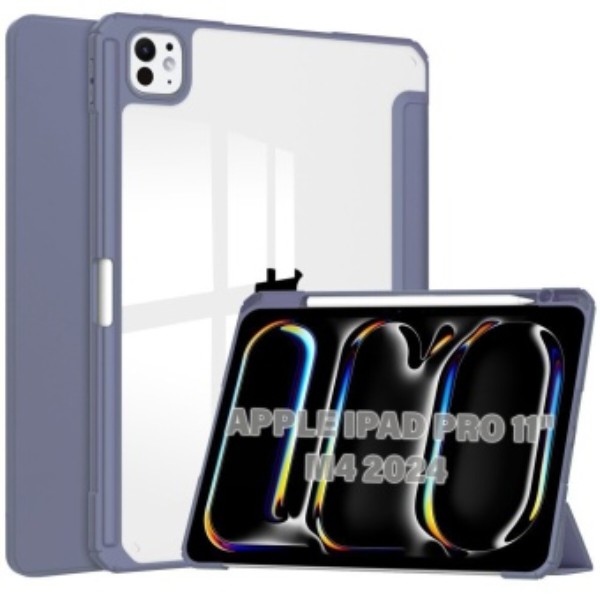 Фото - Чехол для планшета BeCover Soft Edge TPU с креплением Apple Pencil for Apple iPad Pro 11'' M4 2024 Purple (711716)