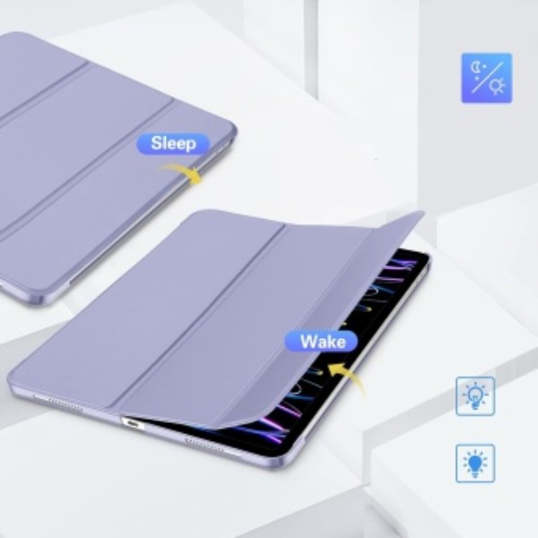 Фото - Чехол для планшета BeCover Tri Fold Hard for Apple iPad Pro 12.9 2020/2021/2022 Purple (711722)