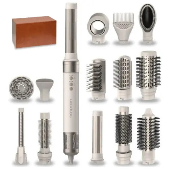 Фото - Уценка - Стайлер Cecotec Bamba CeramicCare 14в1 AirGlam Champagne (CCTC-00252)