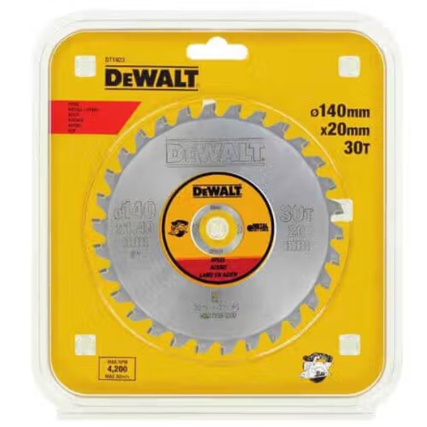 Фото - Круг відрізний по металу DeWALT METAL CUTTING 140х20 мм (DT1923)