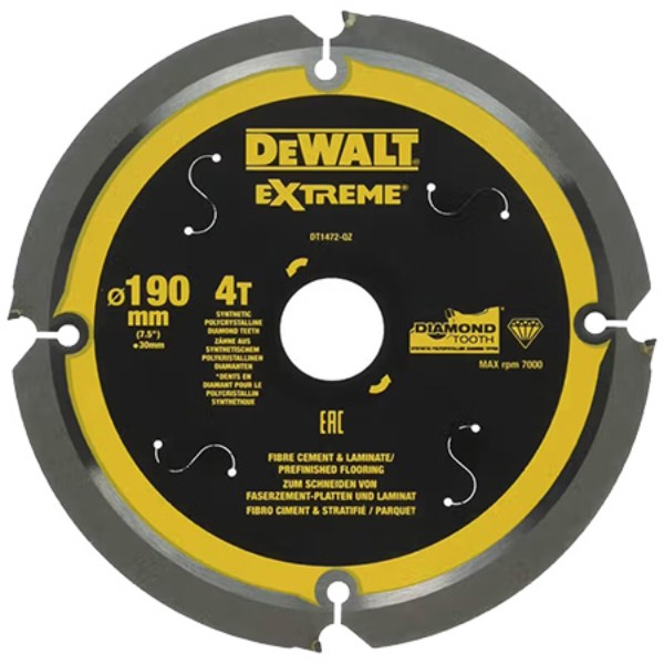 Фото - Круг отрезной по металлу DeWALT 190х30 мм (DT1472)
