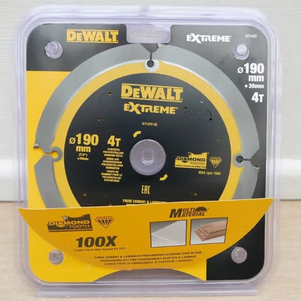 Фото - Круг отрезной по металлу DeWALT 190х30 мм (DT1472)