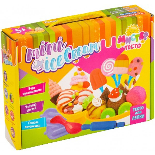 Фото - Лепка из теста Strateg Мистер Тесто. Mini Ice Cream (71202)