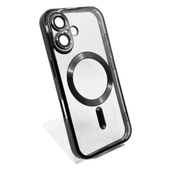 Фото - Чехол для смартфона BeCover TPU Chrome Case (MagSafe) for Apple iPhone 16 Black (712070)