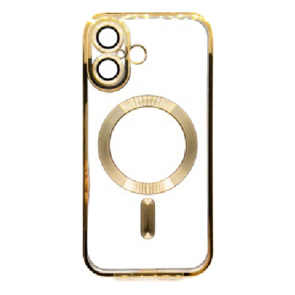 Фото - Чехол для смартфона BeCover TPU Chrome Case (MagSafe) for Apple iPhone 16 Plus Gold (712076)