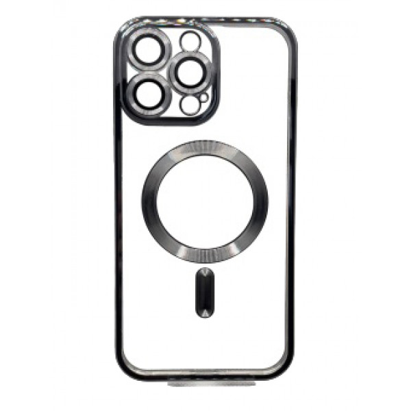 Фото - Чохол для смартфону BeCover TPU Chrome Case (MagSafe) for Apple iPhone 16 Pro Max Black (712085)